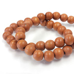 Wood Bead - Smooth Round 08MM DYED BAYONG LACQUERED