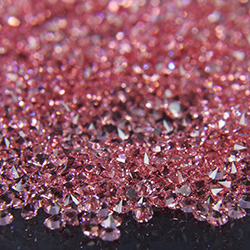 Preciosa Crystal Point Back MAXIMA PURE MC Chaton PP09 Unfoiled LT ROSE
