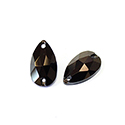 Asfour Crystal Flat Back Sew-On Stone - Pear 12x7MM JET HONEY coated