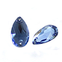 Asfour Crystal Flat Back Sew-On Stone - Pear 18x11MM SAPPHIRE

