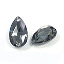 Asfour Crystal Flat Back Sew-On Stone - Pear 18x11MM DARK SHADOW