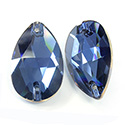 Asfour Crystal Flat Back Sew-On Stone - Pear 28x16MM DENIM