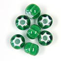 Preciosa Czech Glass Seed Bead - Cornelian Star 32/0 LT EMERALD 53712