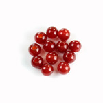 Gemstone Bead - Smooth Round 2.5MM Diameter Hole 07MM CORNELIAN