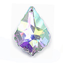 Asfour Crystal Foiled Back Sew-On Pendaloque 38MM CRYSTAL AB