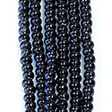 Preciosa Czech Glass Seed Bead - Strung Cornelian Star 06/0 JET 23798