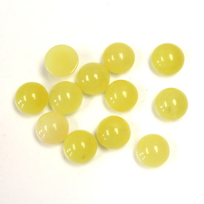 Gemstone Cabochon - Round 07MM JADE OLIVE