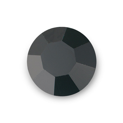 Asfour Crystal Point Back Foiled Chaton - SS29 JET