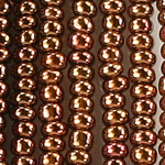 Preciosa Czech Glass Seed Bead - Round 11/0 DK COPPER 19115