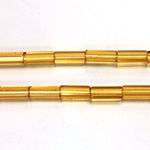 Czech Glass Fire Polished Bead - Atlas 10x4MM TOPAZ