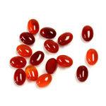 Gemstone Cabochon - Oval 07x5MM CORNELIAN