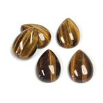 Gemstone Cabochon - Pear 14x10MM TIGEREYE