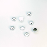 Plastic Flat Back Foiled Rose Cut Rhinestone - Round 05MM (21ss)  CRYSTAL