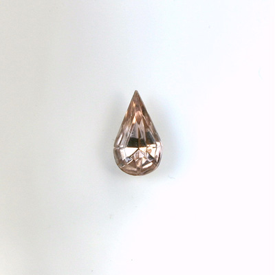 Glass Point Back Foiled Tin Table Cut (TTC) Stone - Pear 08x4.8MM LT AMETHYST