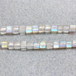 Czech Glass Fire Polished Bead - Atlas 04x4MM CRYSTAL AB