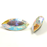 Preciosa Crystal Point Back Fancy Stone - Navette 15x7MM CRYSTAL AB