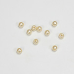 Plastic Pearl Bead - Round 04MM CREME