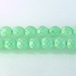 Czech Glass Fire Polish Bead - Round 08MM MATTE MINT 43453