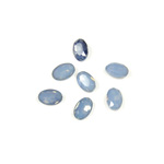 Cut Crystal Point Back Fancy Stone Foiled - Oval 06x4MM OPAL BLUE