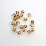 Czech Pressed Glass Bead - Smooth Round 04MM CELSIAN