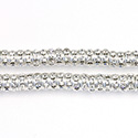 Preciosa MAXIMA Rhinestone Rondelle - Round 06MM CRYSTAL-SILVER
