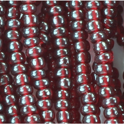 Preciosa Czech Glass Seed Bead - Round 08/0 GARNET 90120