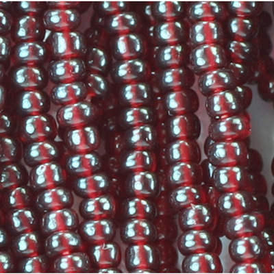 Preciosa Czech Glass Seed Bead - Round 06/0 GARNET 90120