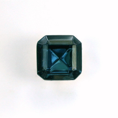 Glass Point Back Foiled Tin Table Cut (TTC) Stone - Square Octagon 12x12MM MONTANA