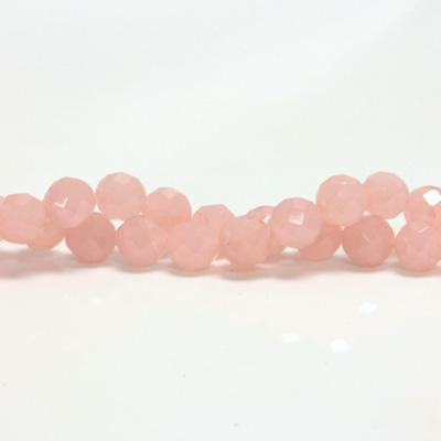 Gemstone Bead - Faceted Round 08MM ROSE QUARTZ