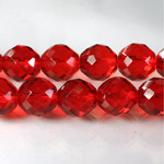 Czech Glass Fire Polish Bead - Round 12MM RUBY