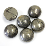 Gemstone Cabochon - Round 13MM PYRITE