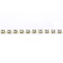 Preciosa MAXIMA Crystal Rhinestone Cup Chain - PP10 (SS4.5) CRYSTAL-RAW