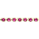 Preciosa MAXIMA Crystal Rhinestone Cup Chain - PP14 FUCHSIA-RAW
