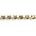 Preciosa MAXIMA Crystal Rhinestone Cup Chain - PP18 (SS8.5) CAPRI GOLD-RAW