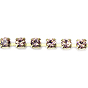 Preciosa MAXIMA Crystal Rhinestone Cup Chain - PP18 (SS8.5) VINTAGE ROSE-RAW
