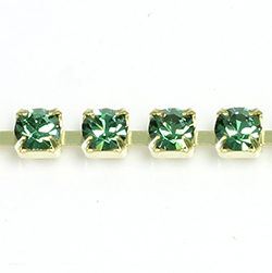 Preciosa MAXIMA Crystal Rhinestone Cup Chain - SS18 ERINITE-RAW