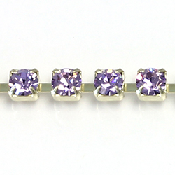 Preciosa MAXIMA Crystal Rhinestone Cup Chain - SS18 VIOLET-RAW