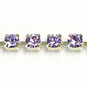 Preciosa MAXIMA Crystal Rhinestone Cup Chain - SS18 VIOLET-RAW