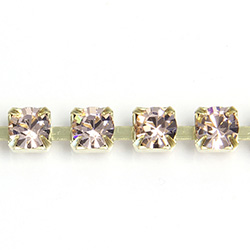 Preciosa MAXIMA Crystal Rhinestone Cup Chain - SS18 VINTAGE ROSE-RAW