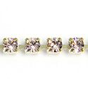 Preciosa MAXIMA Crystal Rhinestone Cup Chain - SS18 VINTAGE ROSE-RAW