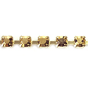 Preciosa MAXIMA Crystal Rhinestone Cup Chain - PP24 (SS12) AURUM-RAW