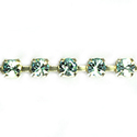 Preciosa MAXIMA Crystal Rhinestone Cup Chain - PP24 (SS12) CHRYSOLITE-RAW