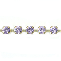 Preciosa MAXIMA Crystal Rhinestone Cup Chain - PP24 (SS12) VIOLET-RAW