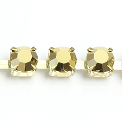 Preciosa MAXIMA Crystal Rhinestone Cup Chain - SS29 AURUM-RAW