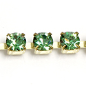 Preciosa MAXIMA Crystal Rhinestone Cup Chain - SS29 ERINITE-RAW