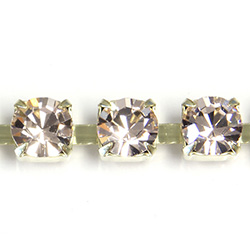 Preciosa MAXIMA Crystal Rhinestone Cup Chain - SS29 GOLD QUARTZ-RAW
