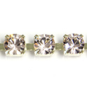 Preciosa MAXIMA Crystal Rhinestone Cup Chain - SS29 GOLD QUARTZ-RAW
