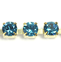 Preciosa MAXIMA Crystal Rhinestone Cup Chain - SS29 INDICOLITE-RAW