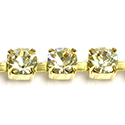Preciosa MAXIMA Crystal Rhinestone Cup Chain - SS29 JONQUIL-RAW