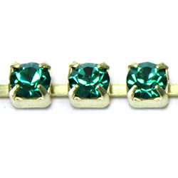 Preciosa MAXIMA Crystal Rhinestone Cup Chain - SS29 MINT-RAW